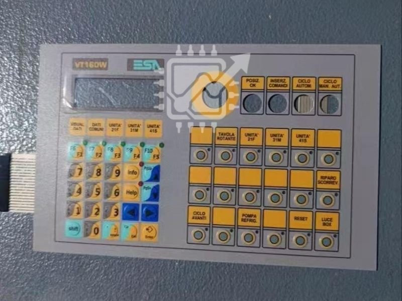 ESA VT160W Model HMI için Membran Tuş Takımı