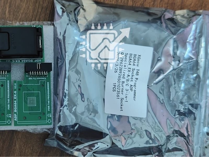 Çip Programlamada Sıfır Hata: BGA64 Programlayıcı Adaptör Seti ve XGecu T48